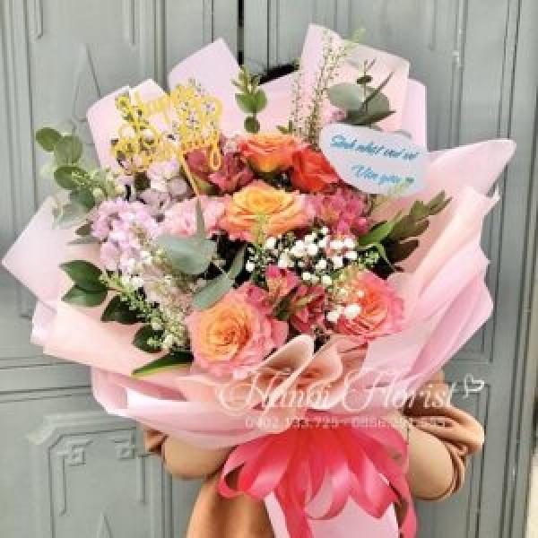 Bó Hoa Đẹp Chúc Mừng Sinh Nhật