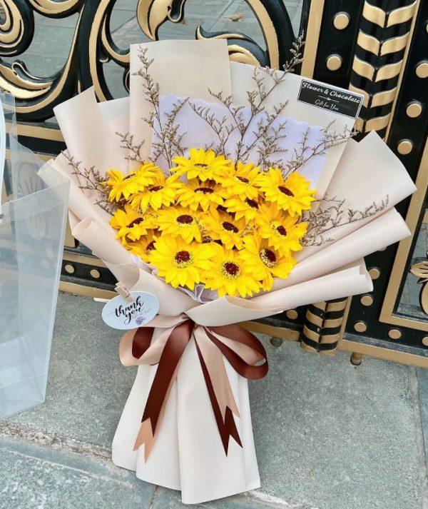 Bó hoa sáp Nắng vàng Sbs072